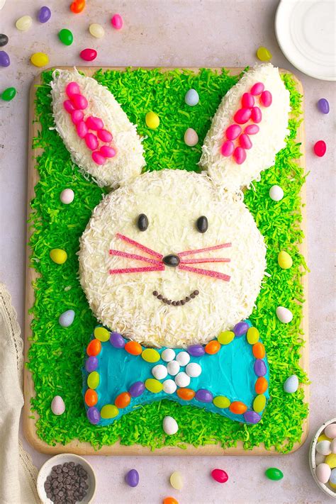 easter bunny coconut cake